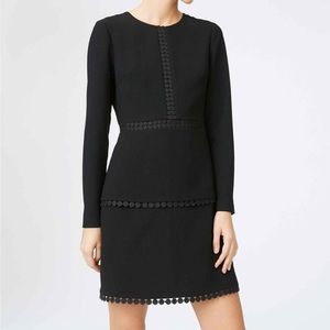 Club Monaco Black Long Sleeve Dress